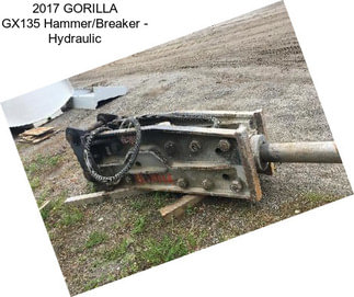 2017 GORILLA GX135 Hammer/Breaker - Hydraulic