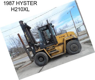 1987 HYSTER H210XL