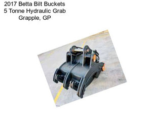 2017 Betta Bilt Buckets 5 Tonne Hydraulic Grab Grapple, GP