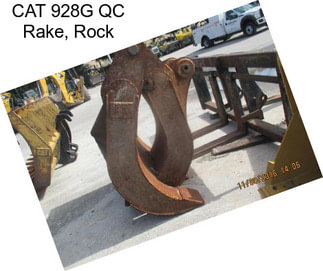 CAT 928G QC Rake, Rock