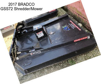 2017 BRADCO GSS72 Shredder/Mower