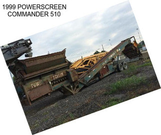 1999 POWERSCREEN COMMANDER 510