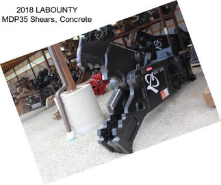 2018 LABOUNTY MDP35 Shears, Concrete