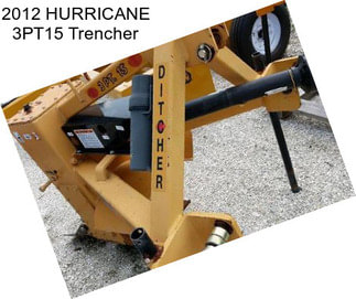 2012 HURRICANE 3PT15 Trencher