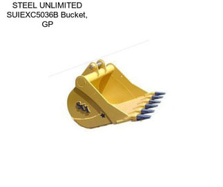 STEEL UNLIMITED SUIEXC5036B Bucket, GP