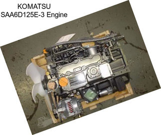 KOMATSU SAA6D125E-3 Engine