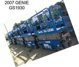 2007 GENIE GS1930