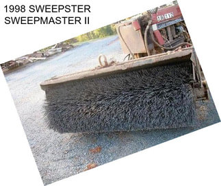 1998 SWEEPSTER SWEEPMASTER II