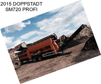 2015 DOPPSTADT SM720 PROFI