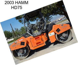 2003 HAMM HD75