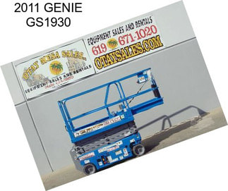 2011 GENIE GS1930