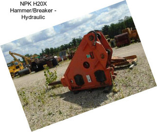 NPK H20X Hammer/Breaker - Hydraulic