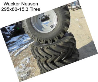 Wacker Neuson 295x80-15.3 Tires