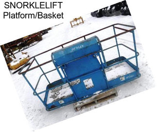 SNORKLELIFT Platform/Basket