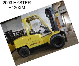 2003 HYSTER H120XM