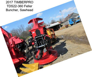 2017 TIMBERPRO TDS22-360 Feller Buncher, Sawhead