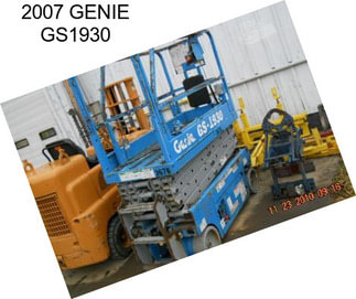 2007 GENIE GS1930