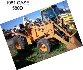 1981 CASE 580D