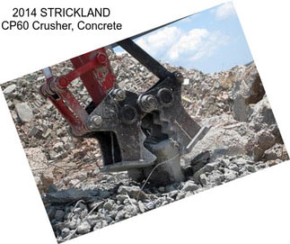 2014 STRICKLAND CP60 Crusher, Concrete