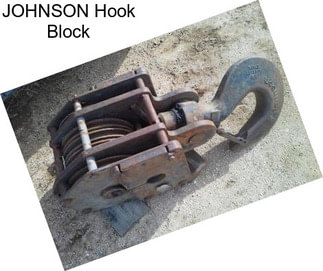 JOHNSON Hook Block