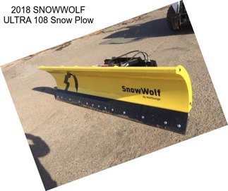 2018 SNOWWOLF ULTRA 108 Snow Plow