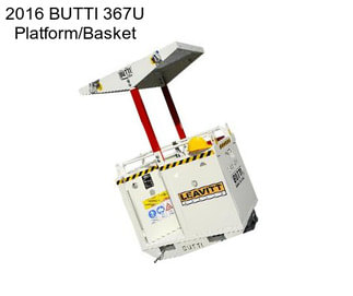 2016 BUTTI 367U Platform/Basket