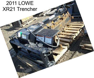 2011 LOWE XR21 Trencher