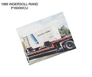 1988 INGERSOLL-RAND P1600WCU