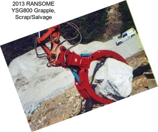 2013 RANSOME YSG800 Grapple, Scrap/Salvage