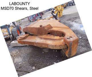 LABOUNTY MSD70 Shears, Steel