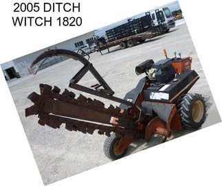 2005 DITCH WITCH 1820