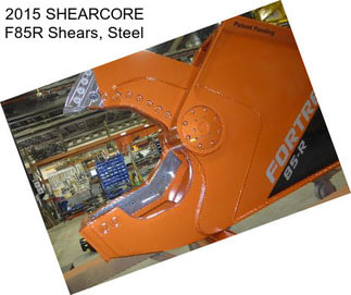 2015 SHEARCORE F85R Shears, Steel