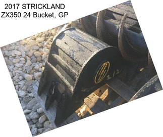 2017 STRICKLAND ZX350 24 Bucket, GP