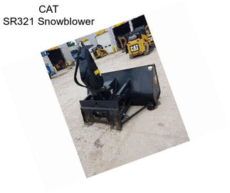 CAT SR321 Snowblower