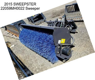 2015 SWEEPSTER 22059MH0022 Sweeper