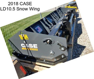 2018 CASE LD10.5 Snow Wing