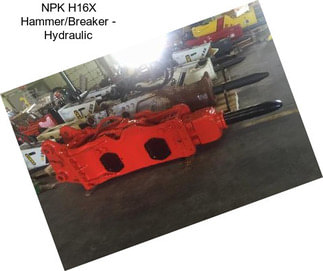 NPK H16X Hammer/Breaker - Hydraulic