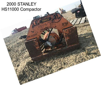 2000 STANLEY HS11000 Compactor