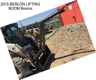 2015 BERLON LIFTING BOOM Booms