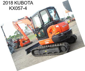 2018 KUBOTA KX057-4