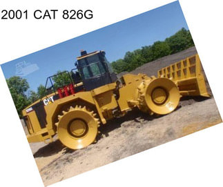 2001 CAT 826G