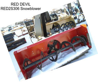 RED DEVIL RED2S306 Snowblower