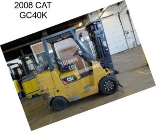 2008 CAT GC40K