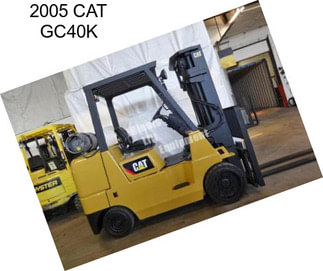 2005 CAT GC40K