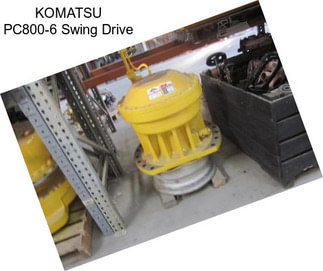 KOMATSU PC800-6 Swing Drive