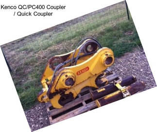 Kenco QC/PC400 Coupler / Quick Coupler