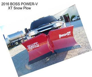 2016 BOSS POWER-V XT Snow Plow