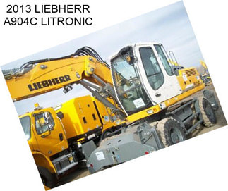 2013 LIEBHERR A904C LITRONIC