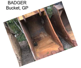 BADGER Bucket, GP