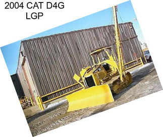 2004 CAT D4G LGP